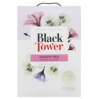 Вино Black Tower Smooth Red красное полусладкое 12% 3л - купить, цены на WINETIME - фото 2