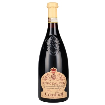 Ca Dei Frati Pietro dal Cero Amarone della Valpolicella Red Semidry Wine 16% 0.75l - buy, prices for WINETIME - photo 1