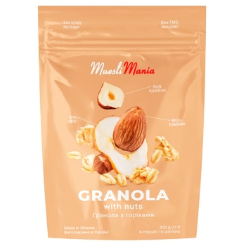 Muesli Mania Granola with Nuts 300g - buy, prices for WINETIME - photo 1