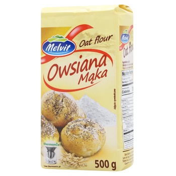 Melvit Oat Flour 500g - buy, prices for WINETIME - photo 1