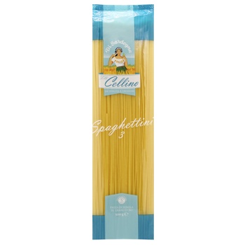 Cellino Spaghettini №3 Pasta 500g - buy, prices for WINETIME - photo 1