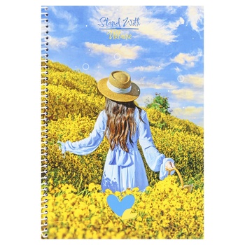 Arkush Girl in Field Notepad А5 96 sheets - buy, prices for Auchan - photo 1