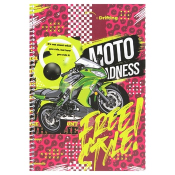 Arkush Motorbike Notepad А5 48 sheets - buy, prices for MegaMarket - photo 1