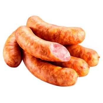 Ukrprompostach-95 Barbecue Smoked-baked Sausages - buy, prices for MegaMarket - photo 1