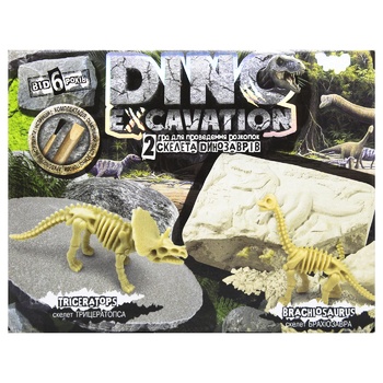 Набор для творчества Danko Toys Dino Excavation Динозавры - купить, цены на - фото 2