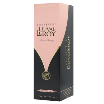 Шампанское Duval-Leroy Rose Prestige Premier Cru розовое брют 12% 0,75л - купить, цены на WINETIME - фото 2