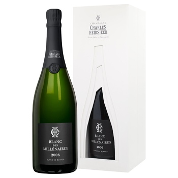 Шампанское Charles Heidsieck Blanc des Millenaires 2006 белое брют 12% 0,75л - купить, цены на - фото 1