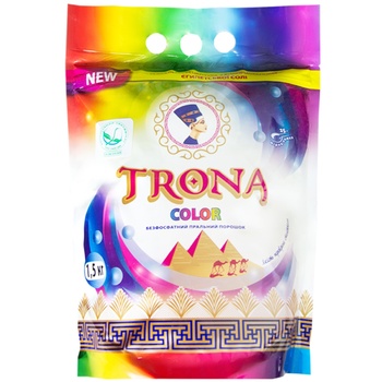 Trona Color Phosphate-free Washing Powder 1.5kg - buy, prices for Auchan - photo 1