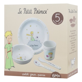 Petit Jour Paris Le Petit Prince Children's Gift White Dinnerware 5-piece Set