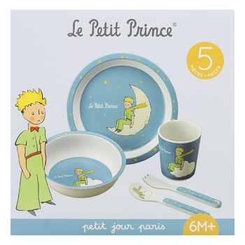 Petit Jour Paris Le Petit Prince Children's Gift Blue Dinnerware 5-piece Set - buy, prices for WINETIME - photo 2