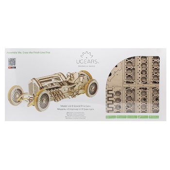 Ugears 3D U-9 Grand Prix Car Mechanical Construction Set - buy, prices for Auchan - photo 2