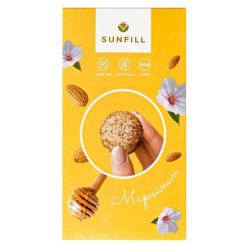 Конфеты Sunfill Марципан без сахара и глютена 150г - купить, цены на NOVUS - фото 2