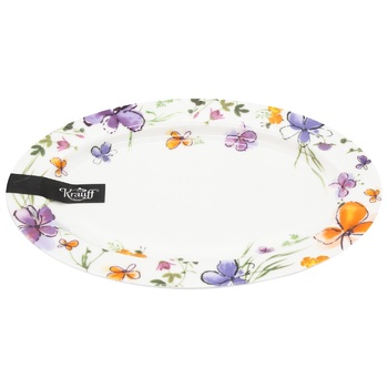 Krauff Aquarelle Dish Oval 22Х15Х1.5cm - buy, prices for MegaMarket - photo 2