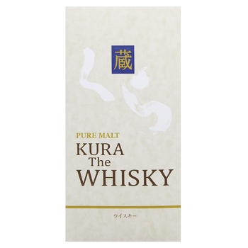 Виски Kura Pure Malt 40% 0,7л - купить, цены на - фото 4