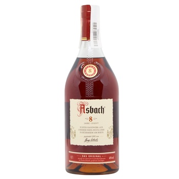 Бренді Asbach 8 Years Privatbrand 40% 0,7л - купити, ціни на WINETIME - фото 2