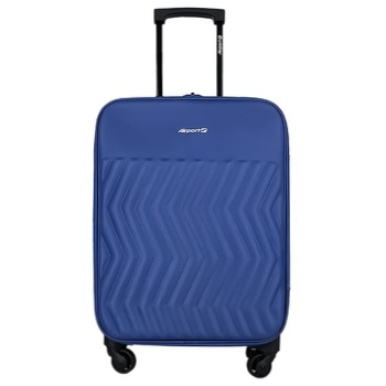 Airport Blue Suitcase 4 Wheels 50l - buy, prices for Auchan - photo 1