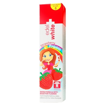 Edel White Strawberry Toothpaste 50ml - buy, prices for ULTRAMARKET - photo 1