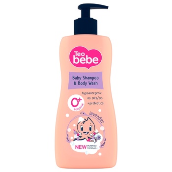 Teo Bebe Lavender Baby's Hair Shampoo 400ml - buy, prices for Vostorg - photo 1