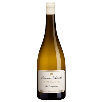 Laroche Chablis Grand Cru Les Bouguerots White Dry Wine 12.5% 0.75l - buy, prices for WINETIME - photo 1