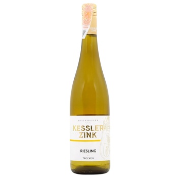 Вино Kessler-Zink Riesling белое полусухое 12,5% 0,75л - купить, цены на WINETIME - фото 1