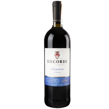 Decordi Sangiovese Marche Red Dry Wine 11.5% 0.75l - buy, prices for Auchan - photo 1