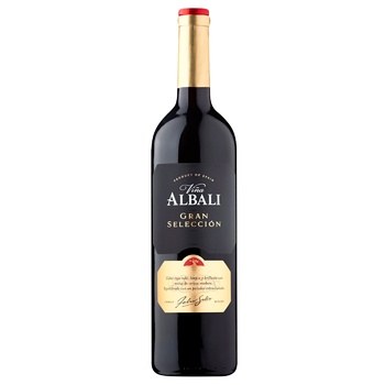 Вино Vina Albali Gran Seleccion красное сухое 13,5% 0,75л - купить, цены на WINETIME - фото 1