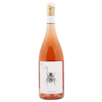 Вино Vinoman Rose Merlot Reserve рожеве сухе 12,4% 0,75л