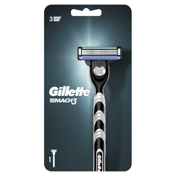 Gillette Mach3 Shaving with 1 Replaceable Cartridge Razor - buy, prices for EKO Market - photo 1