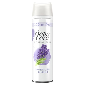 Gillette Satin Care Touch of Lavender Shaving Gel 200ml - buy, prices for - photo 1