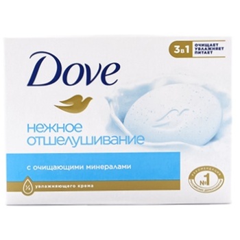 Крем-мило тверде Dove Ніжне відлущування 90г - купити, ціни на Auchan - фото 4