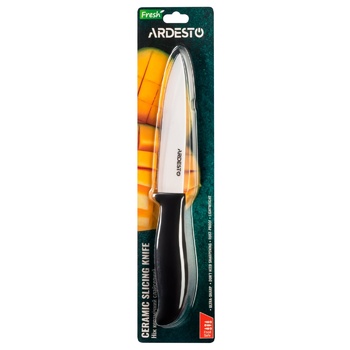 Ardesto Fresh AR2124CB Black Ceramic/plastic Slicing Knife 12.5cm - buy, prices for - photo 1
