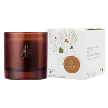 La Rochere Bee Almond-Mandel & Orange Blossom Red Candle