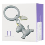 Metalmorphose Flying Unicorn with Cloud Charm Keyring