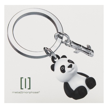 Брелок Metalmorphose Panda & Bamboo Leaf - купить, цены на WINETIME - фото 2