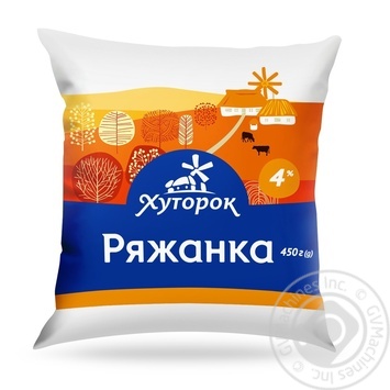 Ряженка Хуторок 4% 450г - купить, цены на Чудо Маркет - фото 2