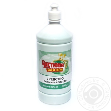 Means Chistiunia green apple for washing dishes 1000ml - buy, prices for MegaMarket - photo 1
