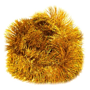 Gold Tinsel 11cm x 2m