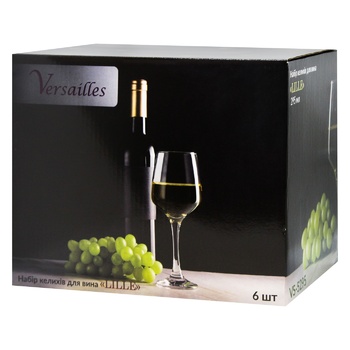 Versailles Lille Wine Glasses 6х295ml - buy, prices for Tavria V - photo 1