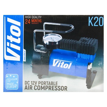 Vitol Compressor Cigarette Lighter К-20 100psi 12Amp 35l - buy, prices for Tavria V - photo 2