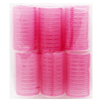 Round Velcro Curlers 3.2х6.3cm 6pcs