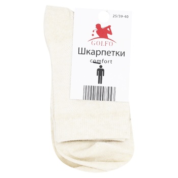 Golfo Comfort Men's Socks s.25 Beige - buy, prices for - photo 1