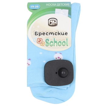 Brestskie Children's Socks s.19-20 Azure - buy, prices for - photo 1