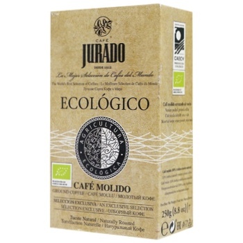 Jurado Organic Ground Coffee 250g - buy, prices for NOVUS - photo 1