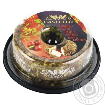 Крем-сыр Castello с помидором и базиликом 65% 125г