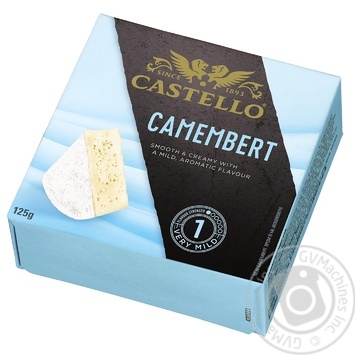 Сыр Castello Камамбер мягкий с белой плесенью 50% 125г