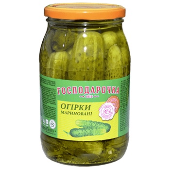 Огурцы Господарочка маринованные 875г - купить, цены на - фото 1
