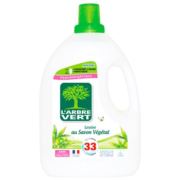 L'Arbre Vert Vegetable Soap Liquid Detergent 1.5l