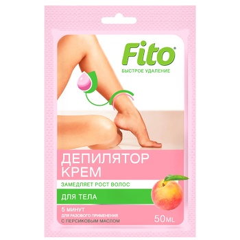 Fito Cosmetic Cream-depilator for Body with Peach Oil 50ml - buy, prices for ULTRAMARKET - photo 1