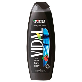 Vidal Energy and Sport Shower Gel for Men 500ml - buy, prices for Auchan - photo 2