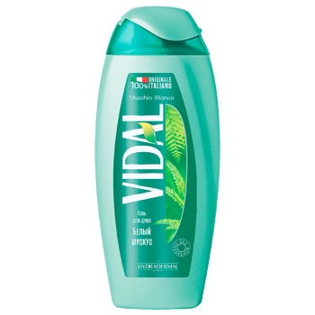 Vidal White Musk Shower Gel 250ml